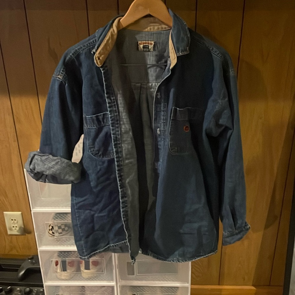Lee Denim Shirt size Large